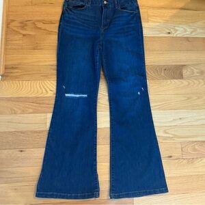 Sincerely Jules Dark Blue Flare Jeans